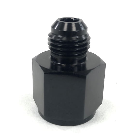Black AN8 8AN Female to AN-6 Male Straight Swivel Fuel Oil Gas Line Fitting