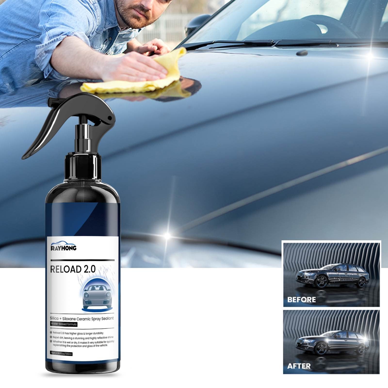 Black AND Friday Deals 100Fens 2.0 Spray Sealant, Super Hydrophobic