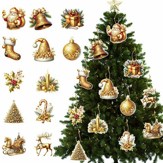 Black AND Friday clearance 2024!Hangs,Christmas Decorations Gift Tag