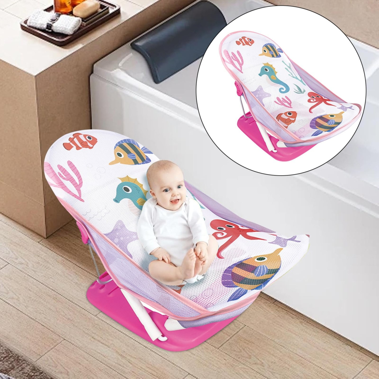 Black AND Friday deals today 2024!Cushion,Baby Bath Seat Bath Seats For