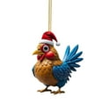 Black AND Friday deals today 2024!Hangs,CHRISTMAS HAT CHICK ORNAMENT