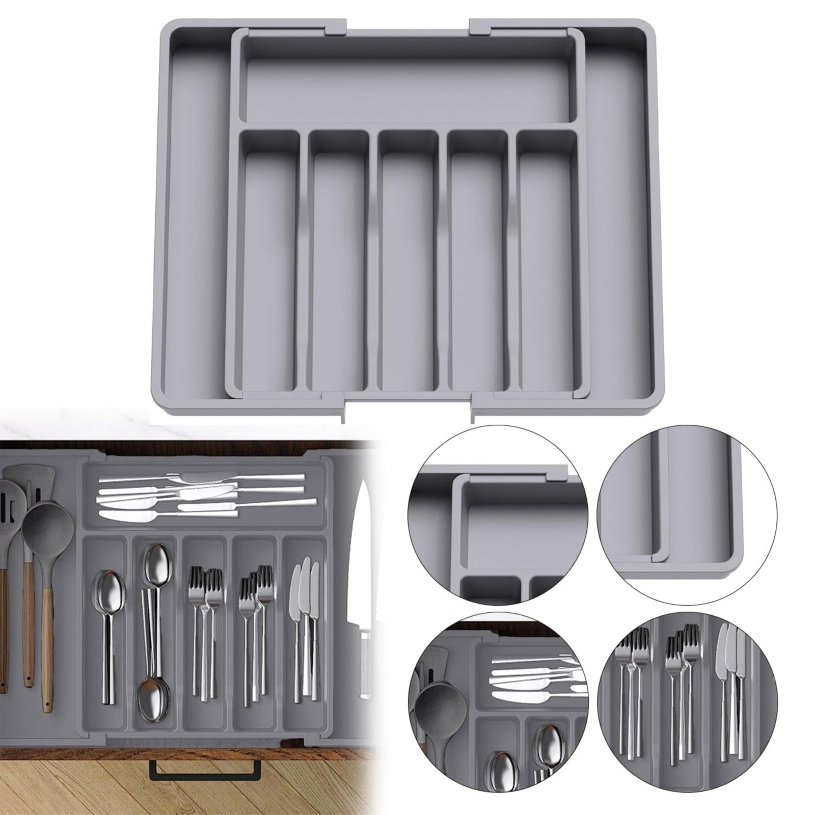 Black AND Friday deals today 2024!Rack,Silverware Drawer Organizer