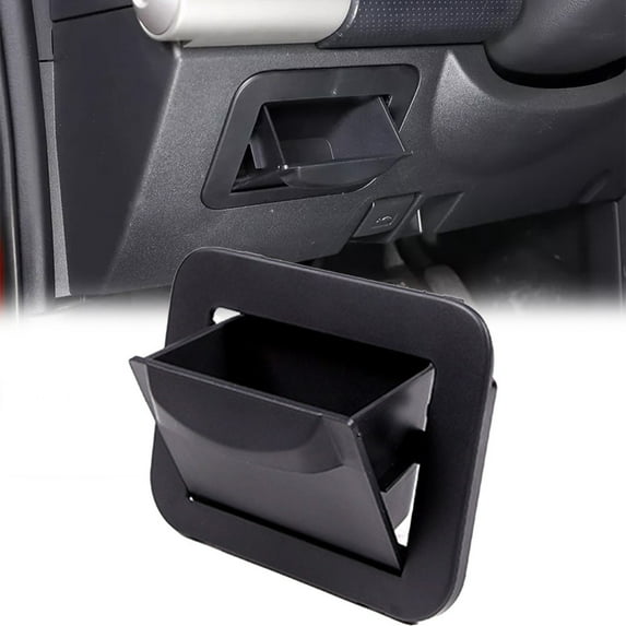 Black Abs Car Center Console Fuse Storage Box For Toyota For Fj For Cruiser 2007-2021