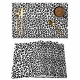thumbnail image 1 of Black Abstract Art Placemats Set of 8, Elegant Modern Art Luxury Placemats for Dining Table, Place Mats for Kitchen Tabletop, Waterproof Wipeable Dining Table Mats Set, 1 of 9