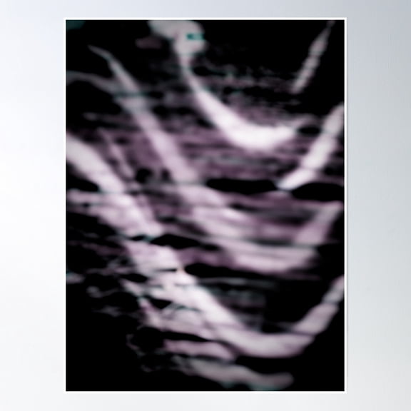 Black Abstract Dark Shadow And Light Gradient On Nightmares Poster Wall Art, Modern Wall Decor, 16x24 UNFRAMED