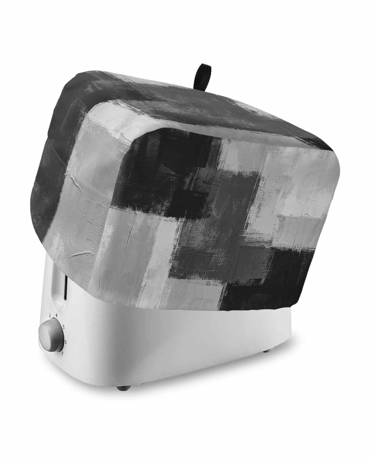 Black Abstract Small Toaster Cover 2 Slice, Kitchen Appliance Covers ...
