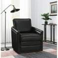 thumbnail image 1 of Black Accent Chair For Comfortable Living Space 34-inches Deep With Long-lasting Rotation, 1 of 2