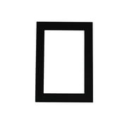 Black Acid Free 18x24 Picture Frame Mat with Black Bevel Cut Core for 13x19 Pictures - Fits 18x24