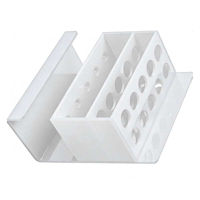 Black Acrylic Marker Storage Stand Holds 10 Pens And Eraser For Whiteboard