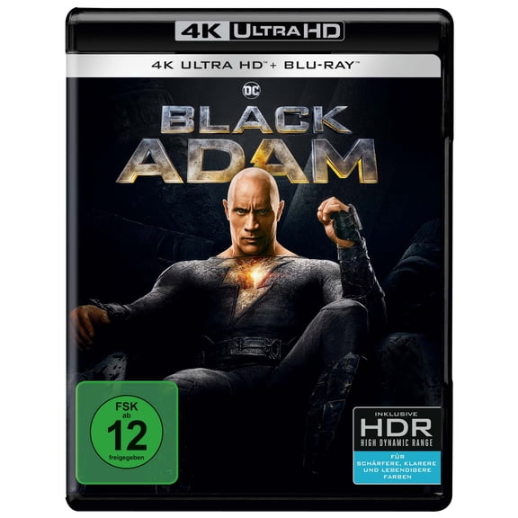 Black Adam (4K Ultra HD) (+ Blu-ray 2D) (4K Ultra HD) Dwayne Johnson Sarah Shahi