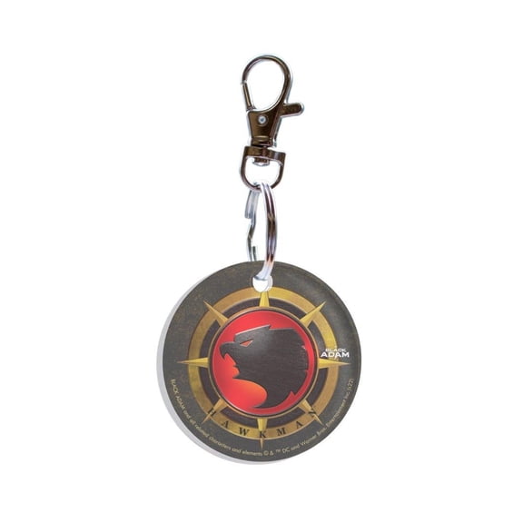 Black Adam (Hawkman Logo) Circle Shaped Acrylic Keychain Print ACPKRCIR725