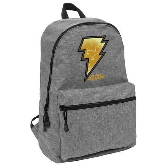 Black Adam Lightning Logo Lightweight Backpack for Work School Daily Use Packable for Travel