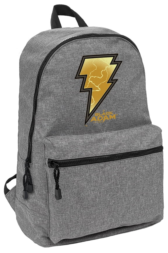 Black Adam Lightning Logo Lightweight Backpack for Work School Daily Use Packable for Travel