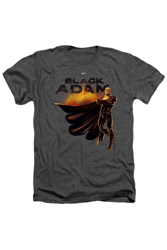 , Logo With Character Unisex Adult Heather T Shirt