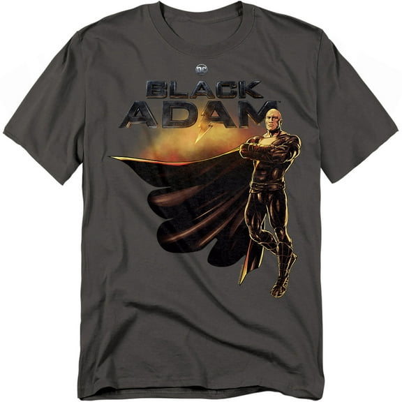Black Adam T-Shirt Black Adam Logo With Character Unisex Graphic Tee For Men & Women