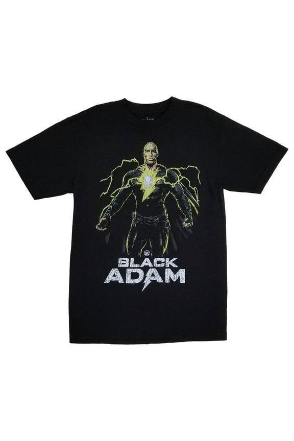 Mens Big & Tall Black Short Sleeve Graphic Tee Crew T-Shirt 2XL