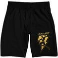 thumbnail image 1 of Black Adam Superhero Silhouette Men's Black Sleep Pajama Shorts-Medium, 1 of 5