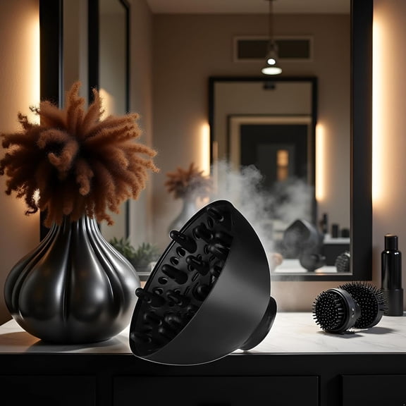 Black Adaptable for Blow Dryers Diffuser Hair Universal for Curly Hair Hair Care Hair Dryer Diffusers Hair Dryers and Styling Tools and Appliances Accessories