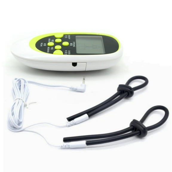 Black Adjustable Conductive Massage Rings Body Massager Kit for Starter