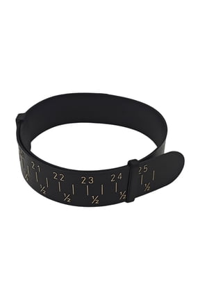Black Adjustable Wrist Size Measuring Tool, Bracelet Sizing Gauge with Precise Markings for Jewelry Making & Wrist Measurement