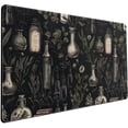 thumbnail image 1 of Black Aesthetic Desk Mat - Vintage Large Gaming Flower Mouse Pad XXL Plant Wildflower Mousepad Extended Laptop Computer Keyboard Mat for Women Girl Office Decor 31.5x15.8 in, 1 of 6