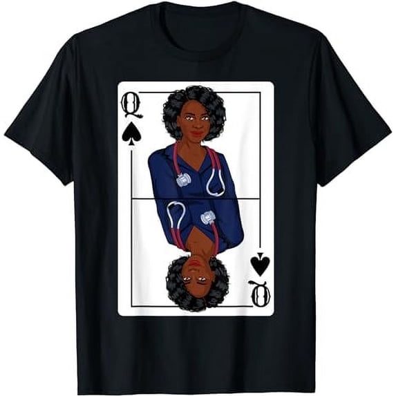 Black African American Melanin Nurse Doctor Gift For Women T-Shirt