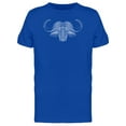 thumbnail image 1 of Black African Buffalo Head T-Shirt Men -Image by Shutterstock, Male 4X-Large, 1 of 2