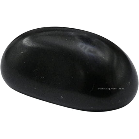 Black Agate Crystal Tumbled Stones Polished Rocks (1 OZ)