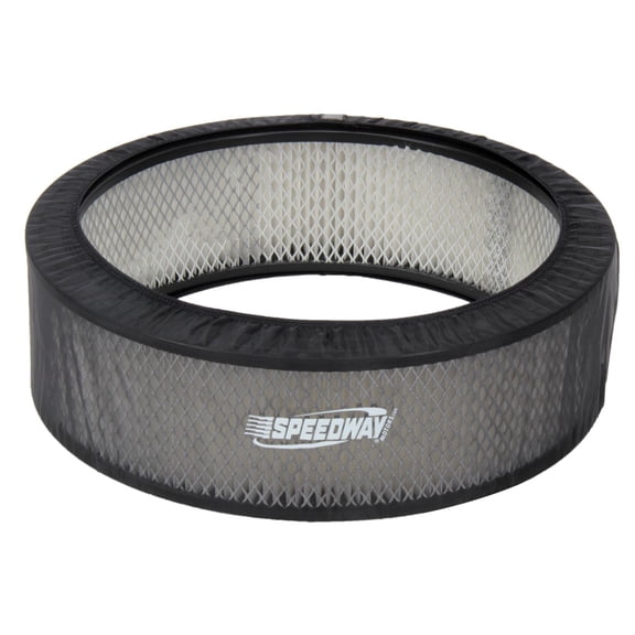 Black Air Filter Cover, 14 x 3 Inch
