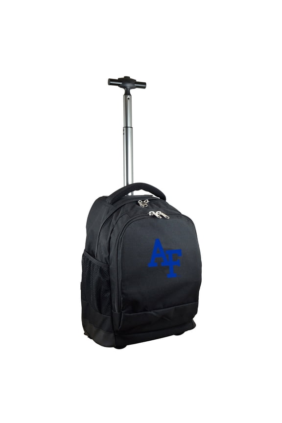 Black Air Force Falcons 19'' Premium Wheeled Backpack