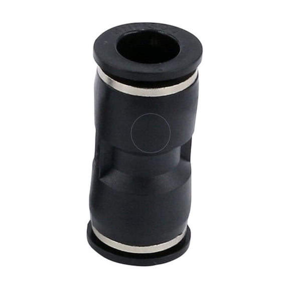 Black Air Pneumatic 4mm-16mm OD Hose Tube One Touch Push Into Straight Gas Fittings Plastic Quick Connectors Fitting