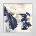 thumbnail image 1 of Black, Alex 26x26 White Modern Wood Framed Museum Art Print Titled - Blue Blossom Florals I, 1 of 4