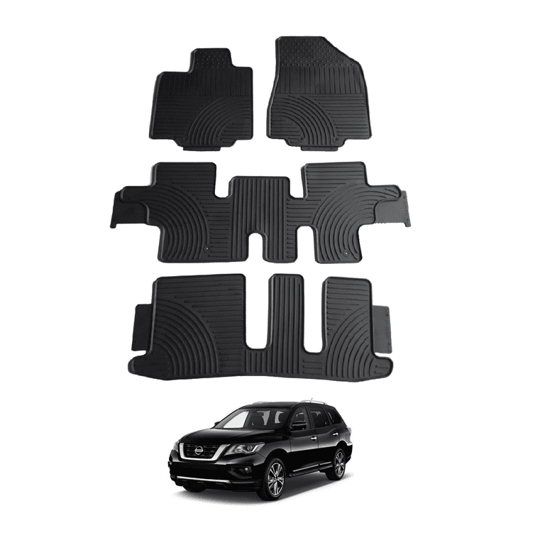 Leather car Mats Fit for Pathfinder 2014-2019 Floor Mats Full