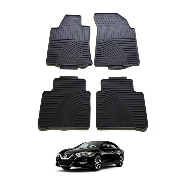 Black All Weather floor Mats for Nissan 20162022 Maxima