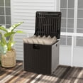 thumbnail image 1 of Black All-weather Storage Box with A Lockable Lid, Waterproof and Durable, Easy To Clean, 1 of 12