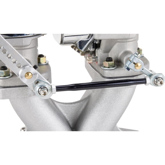 Black Aluminum 3/16 10-32 Throttle Linkage Swedged Tube, 9 Inch