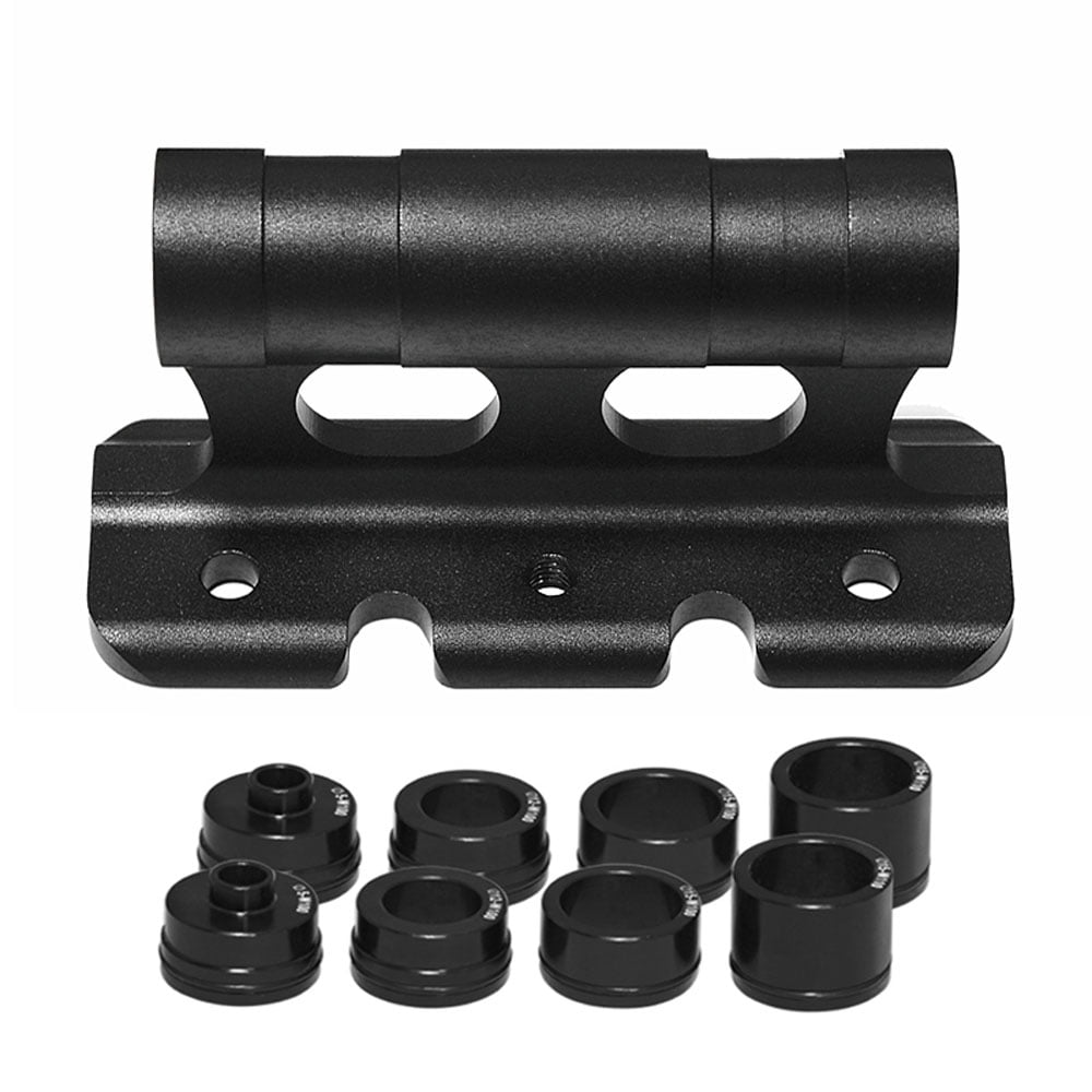 Black Aluminum Alloy Bike Fork Mount for Thru Axles, Strong Bearing Capacity, Quick Release