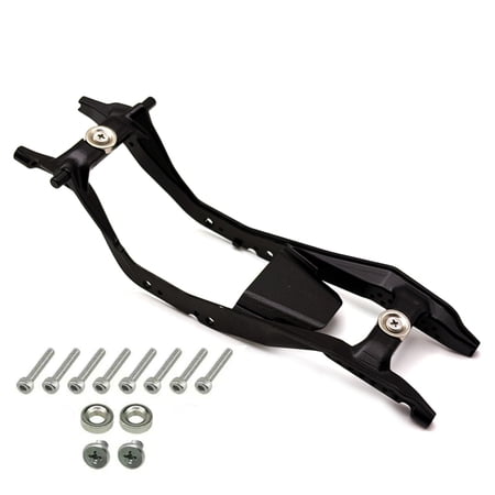 Black Aluminum Alloy Chassis With Magnet, Fit For Stock Body & DIY Modified Body, Upgrade Parts For Axial SCX30 RC Crawler Car