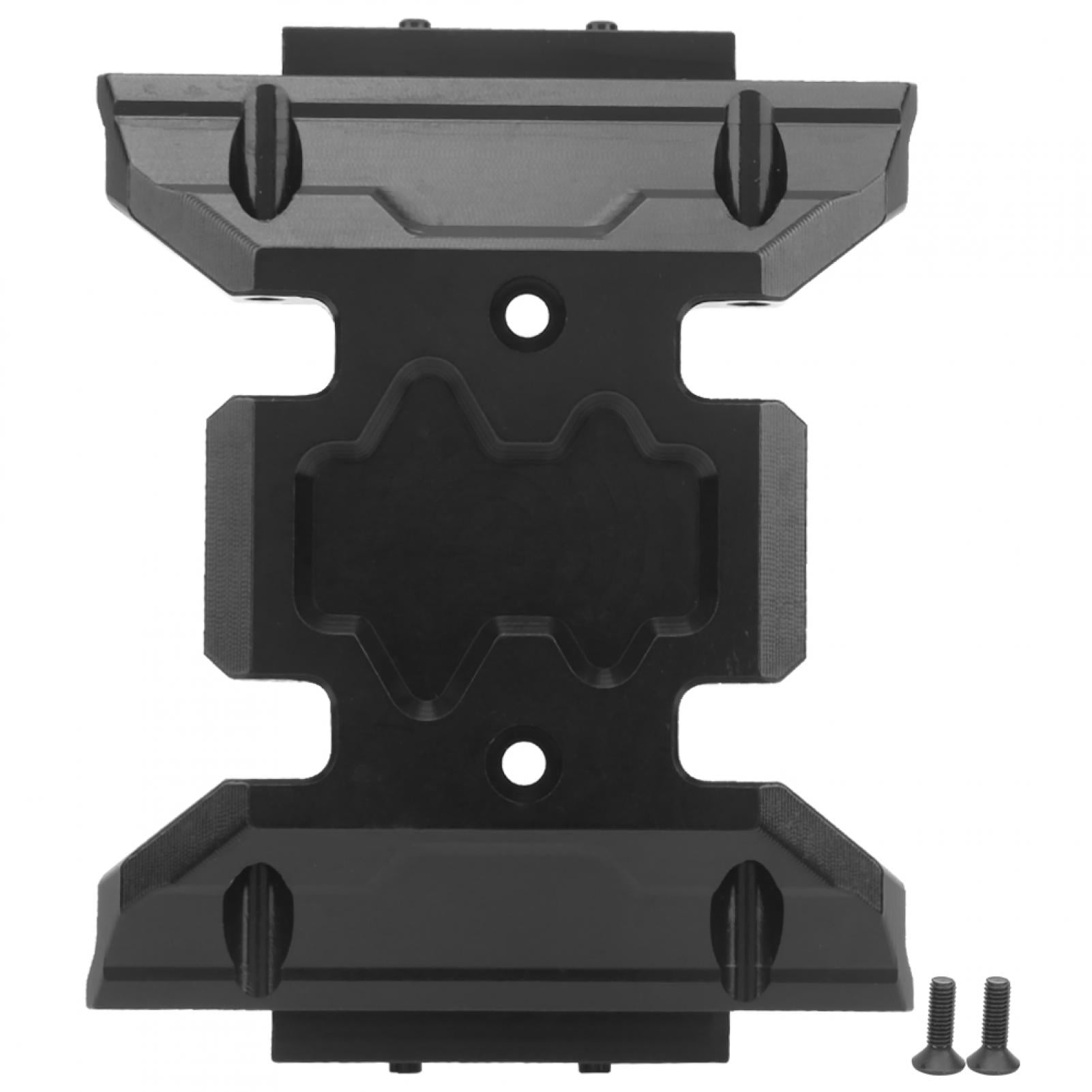 ATOPRC Aluminum Center Skid Transmission Plate For AXIAL SCX10 II RC Crawler (Black) - View #12