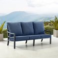 thumbnail image 1 of Black Aluminum Deep Seating Sofa with Cushions, 1 of 1