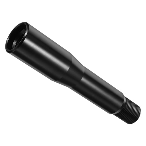 Black Aluminum Gear Shifter Extension for Car with Extended Stick Shift Design