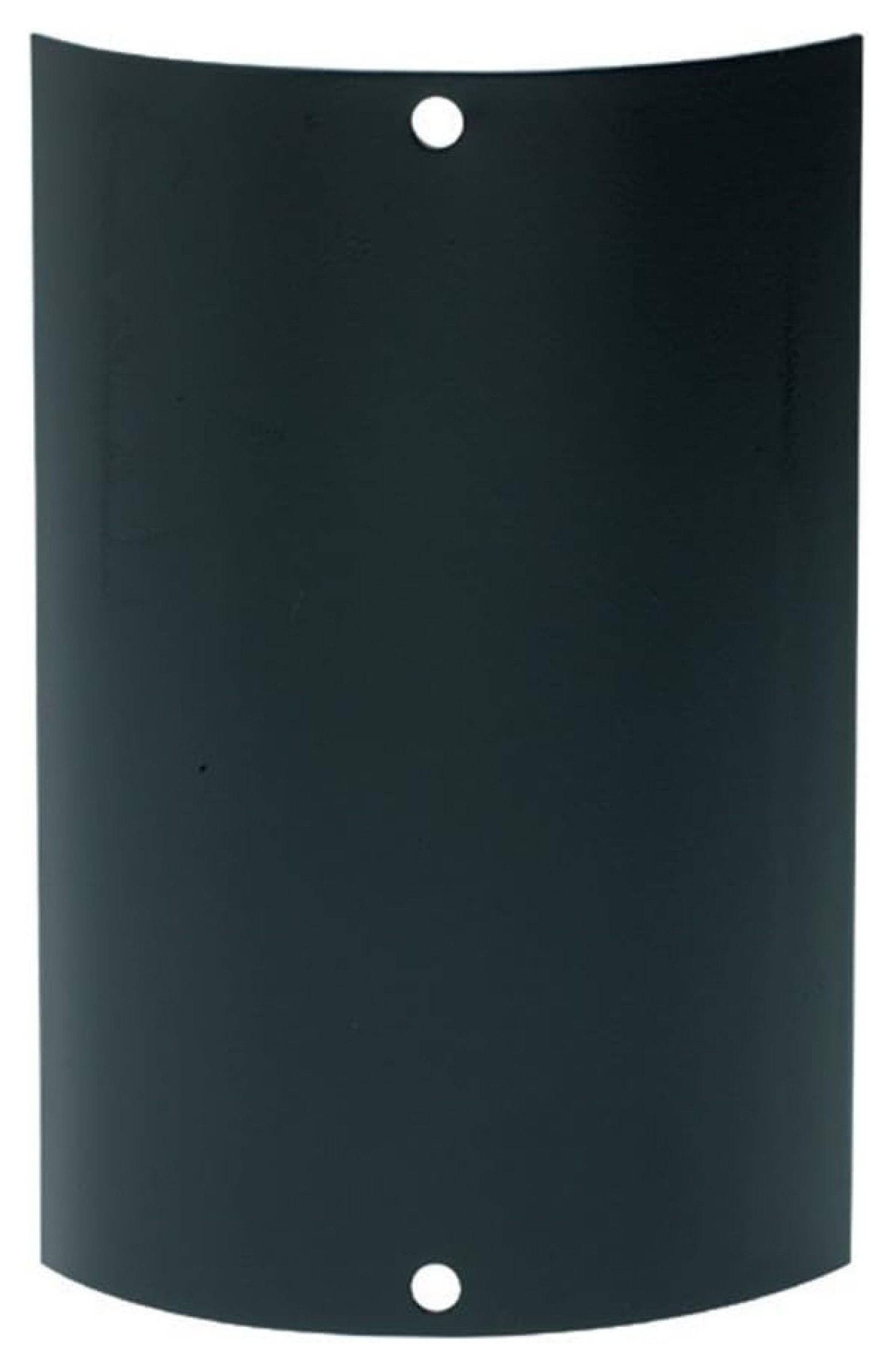 Black Aluminum Hand Hole Cover Plate for Round 3 Inch Post. Includes