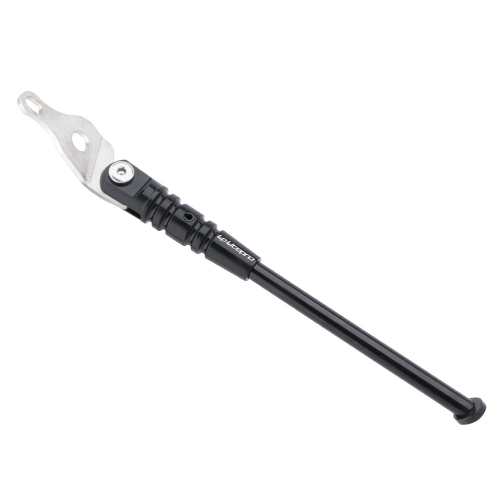 Black Aluminum Singleleg Adjustable Kickstand for Brompton Folding