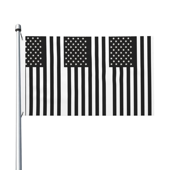 Black America Flag Flag Flag 3x5ft Double-Sided Printing Indoor/Outdoor Decorative Banner National Flag