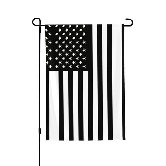 Black America Flag Garden Flag 28x40 Double Sided Large Stained House Yard Flag For Outside Porch Lawn Decor