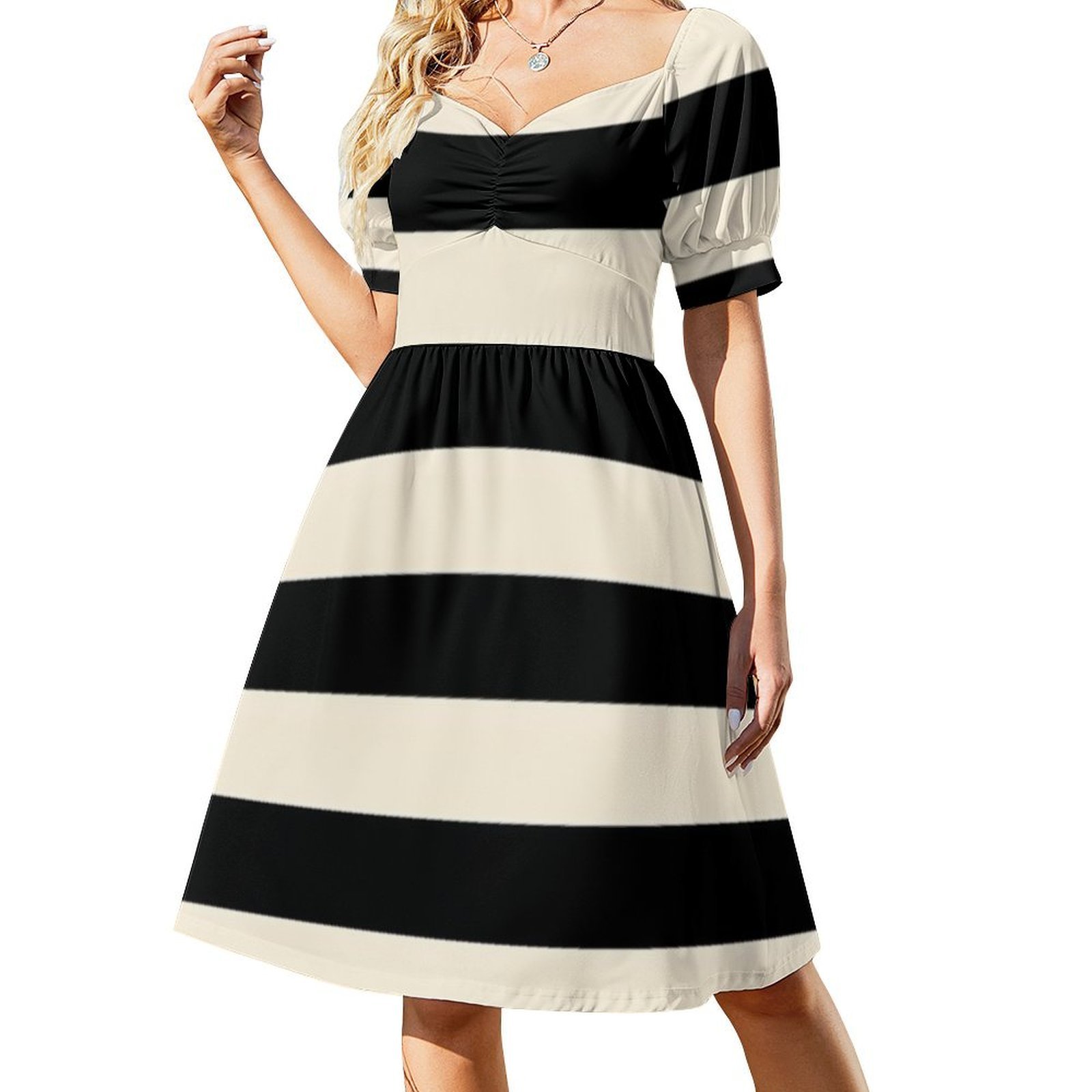 green emerald velvet dress LINEN MIDI DRESS BLACK AND WHITE STRIPES
