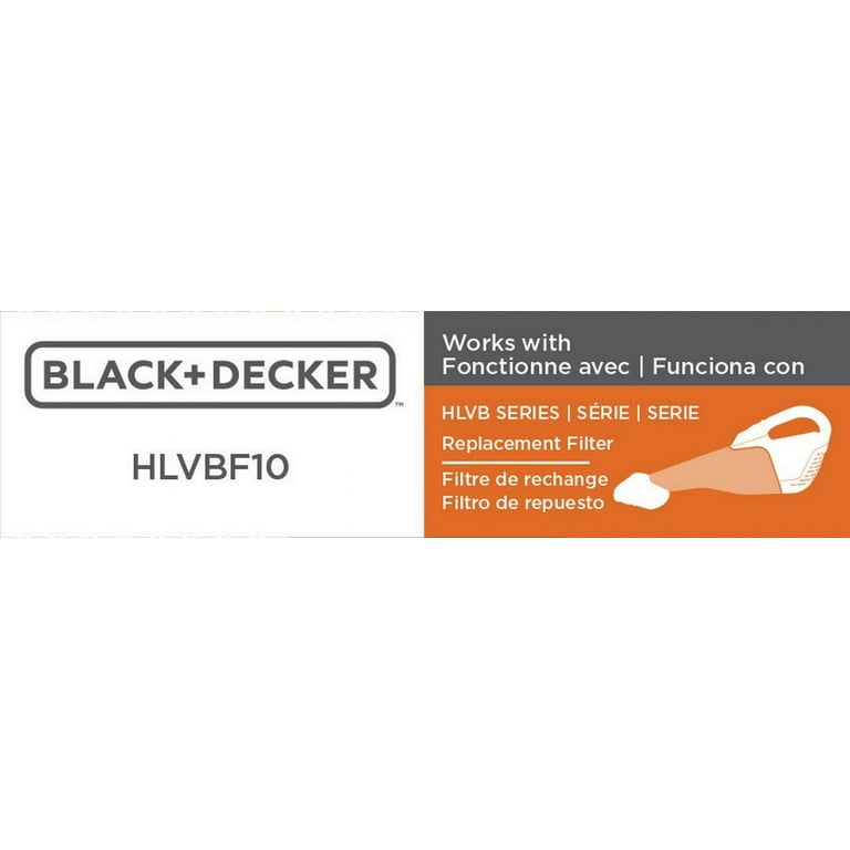 Black+Decker dustbuster QuickClean with Powered Head Replacement Filter  #HLVBF10 (1/Pkg.)