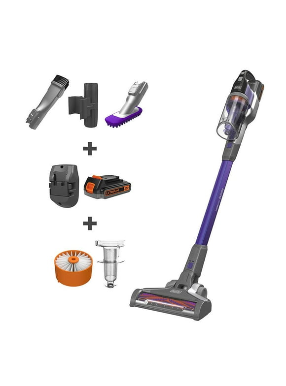 Black And Decker Powerseries Extreme 20V Max Cordless Pet Stick Vacuum