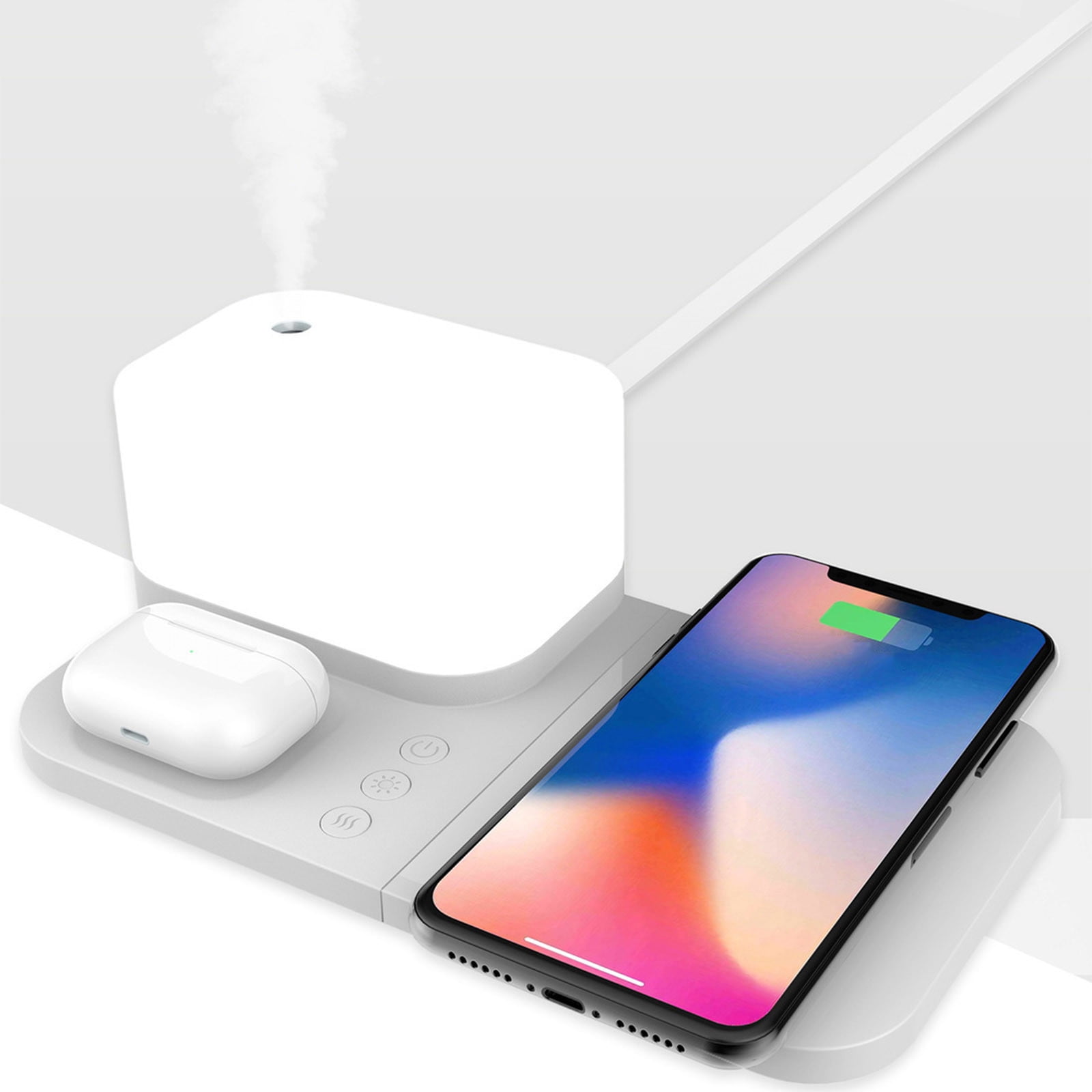 Black And Friday Deals 2023 Electronics Deals Nightlight Humidifier Wireless Charger 3In1 Fast