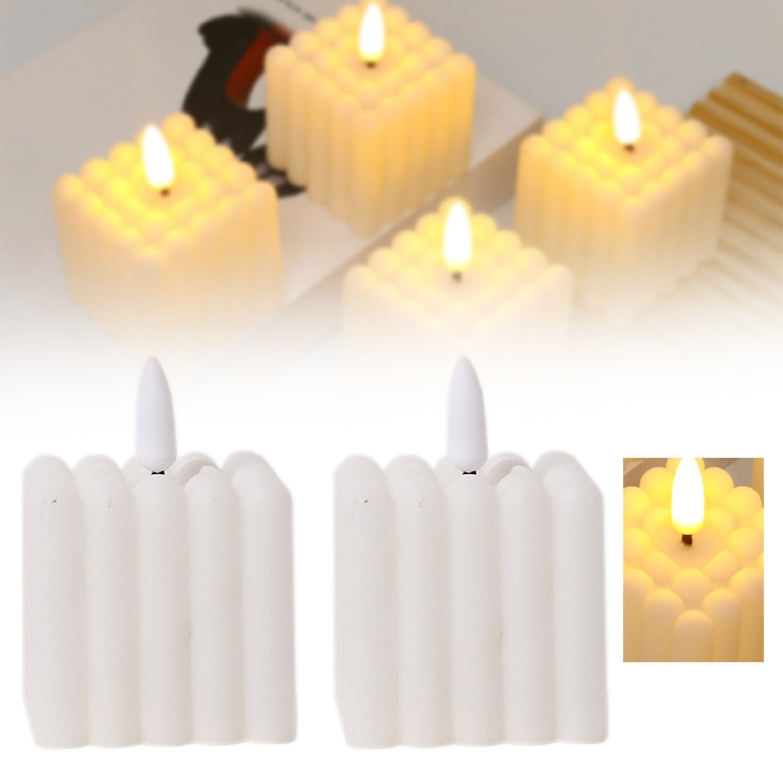 Black And Friday Deals 2025 Candles & Holders,Battery Operated Pumpkin